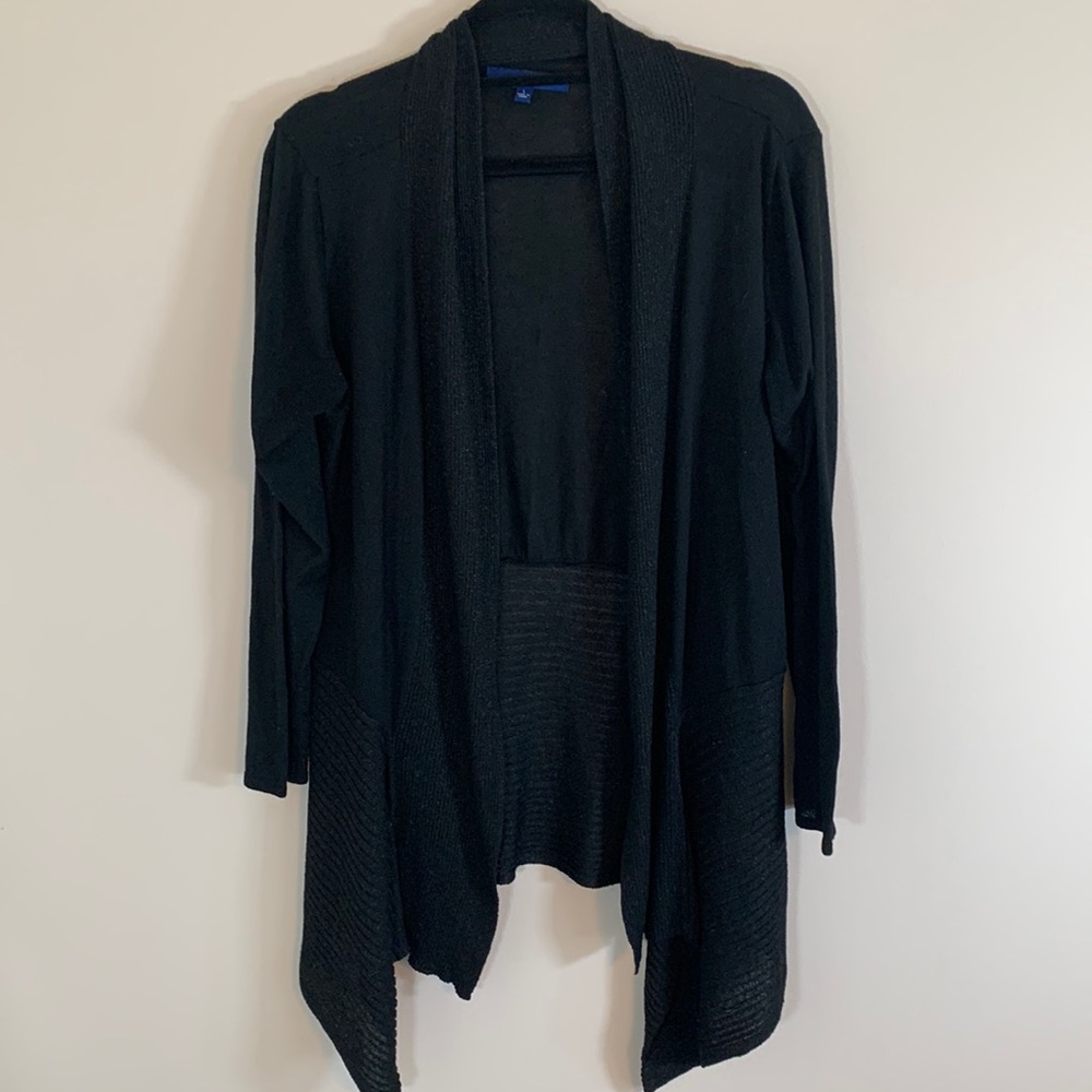 Shimmer shawl sweater